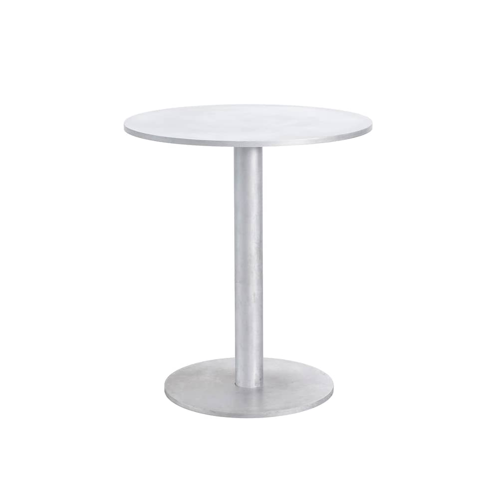 Runder Tisch S grau metall /  Aluminium - Ø 65,5 cm - valerie objects - Aluminium - Aluminium