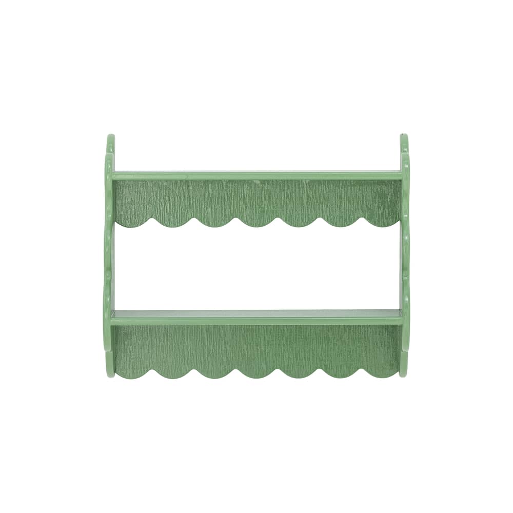 Wandregal Salla Bloomingville / B 49,5 x H 40,5 x T 15 cm - Grün - Holz