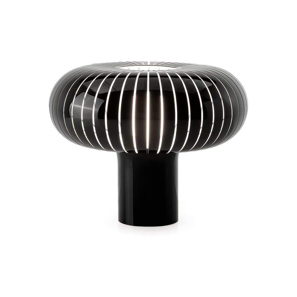 Lampada da tavolo Teresa materiale plastico nero / Ø 50 x H 43 cm - Riciclato - Kartell - Nero - PMMA riciclato