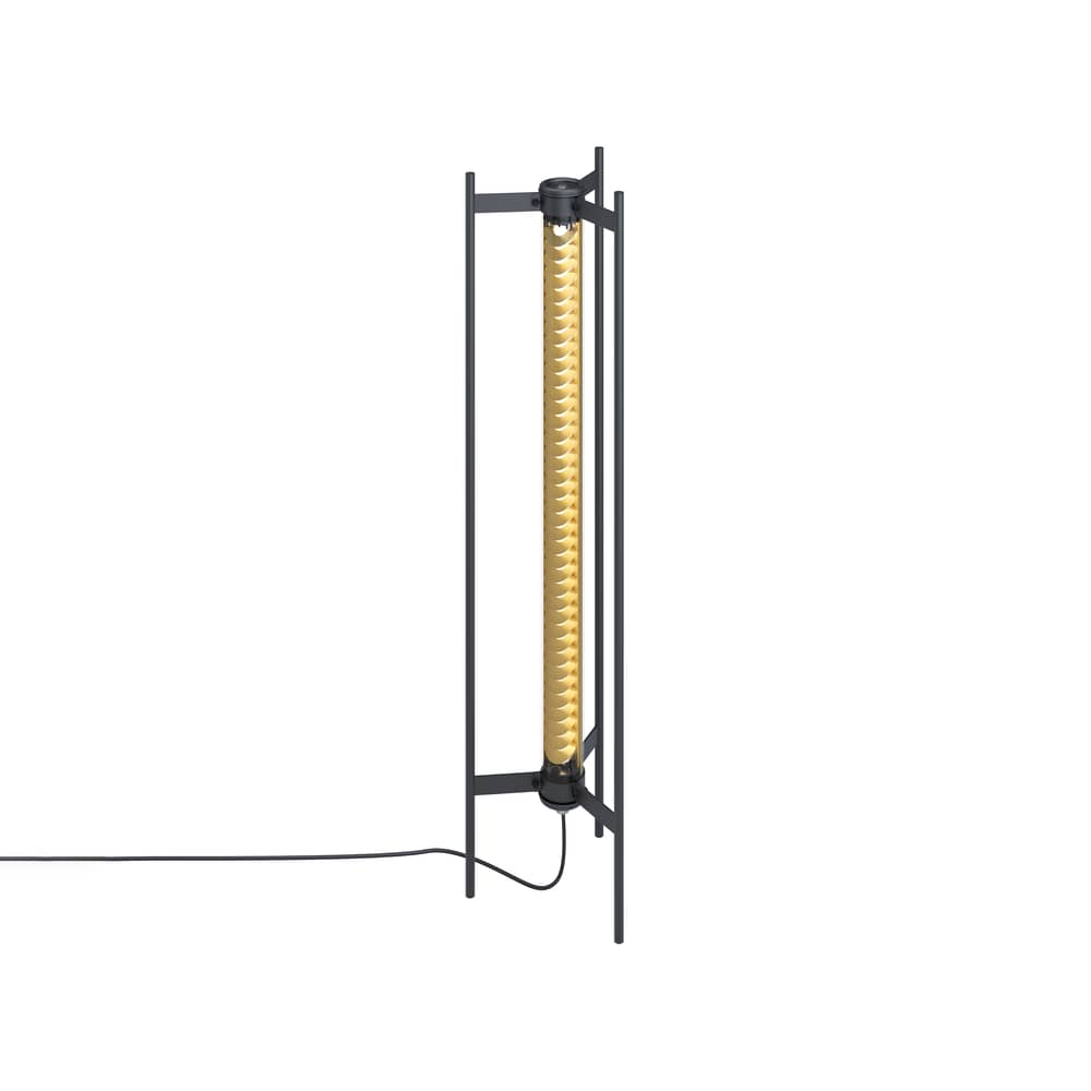 Lampadaire Elgar LED / H 117 cm - SAMMODE STUDIO - Laiton - Acier peint, Aluminium, Polycarbonate