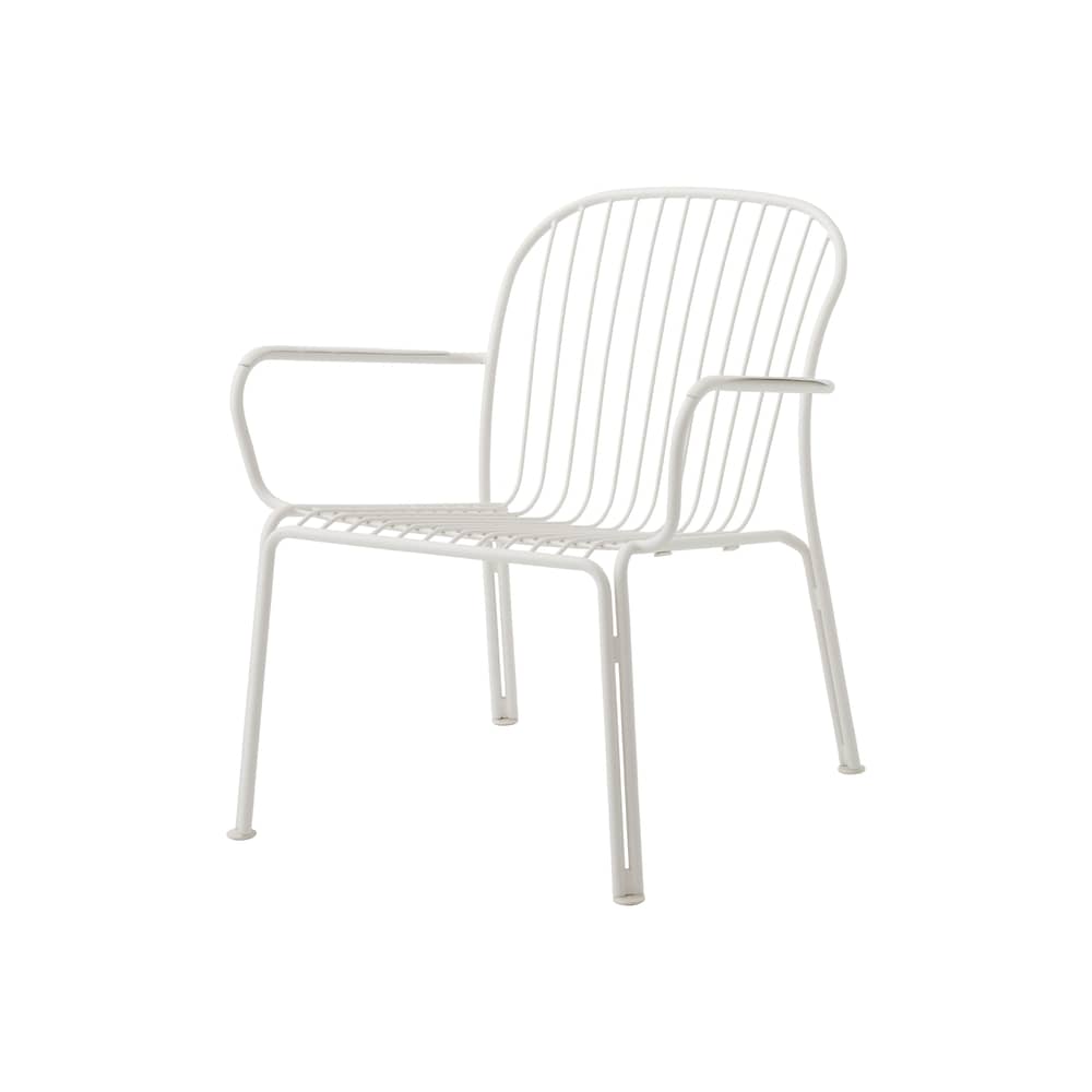 Lounge-Sessel Thorvald SC101 metall weiß / Mit Armlehnen - &tradition - Elfenbein - Stahl