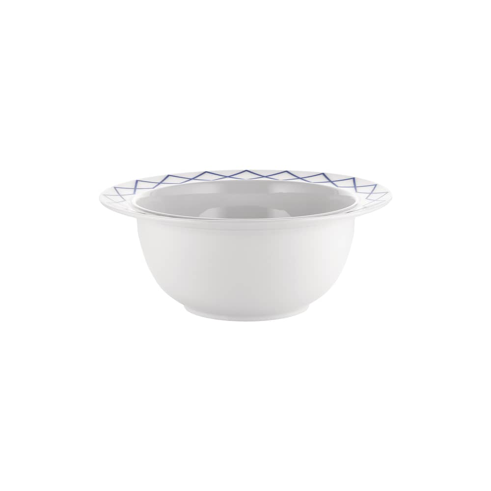 Saladier La Bella Tavola céramique bleu / Ø 29 cm - Ettore Sottsass - Alessi - Motif bleu - Porcelaine fine