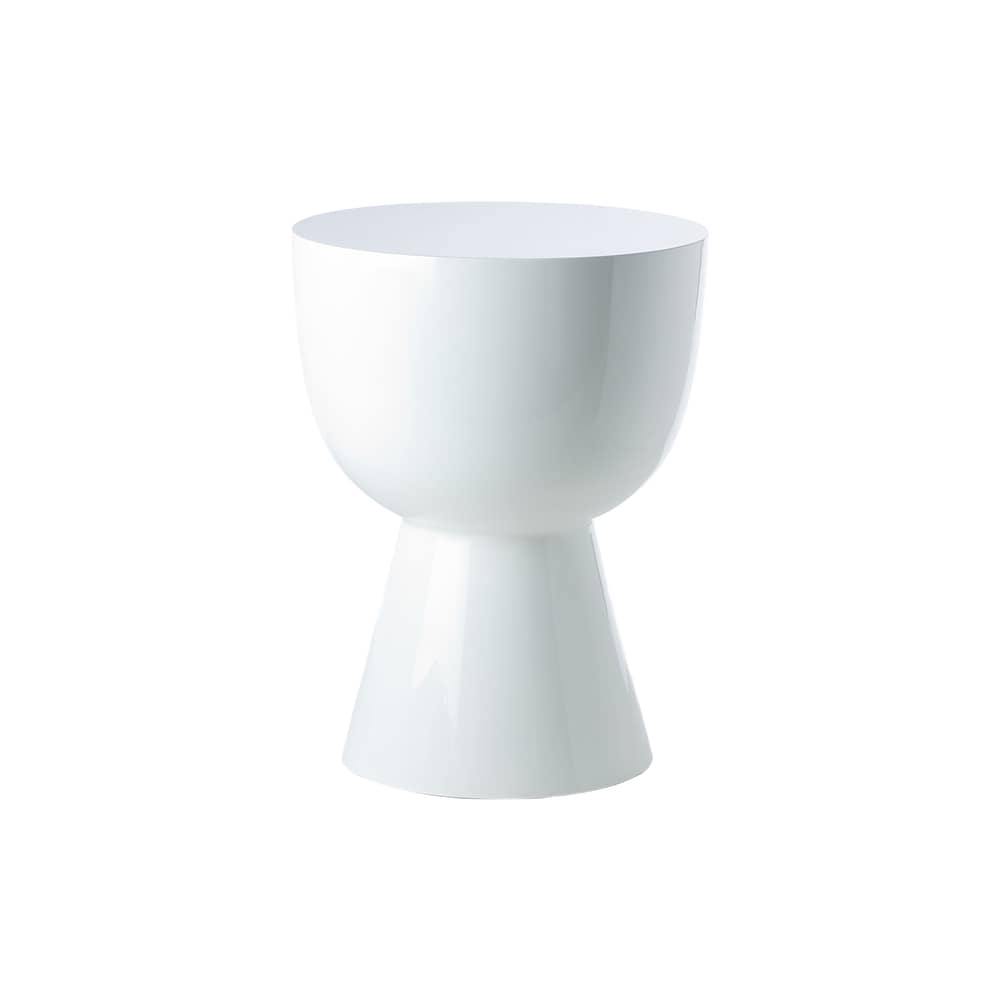 Tabouret T - Pols Potten - Blanc - Polyester laqué
