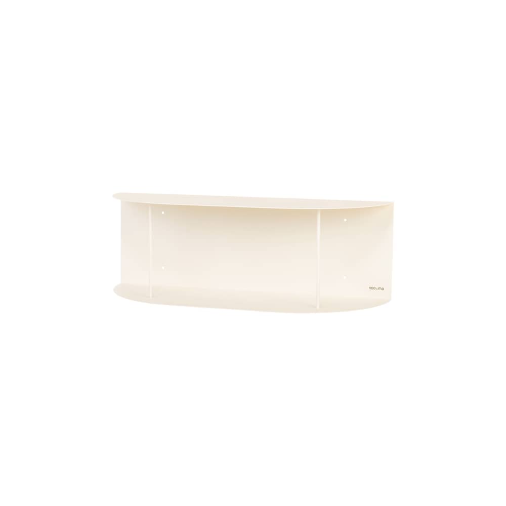 Wandregal Lina courte metall beige / L 60 cm - NOO.MA - Beige Wüste - Stahl