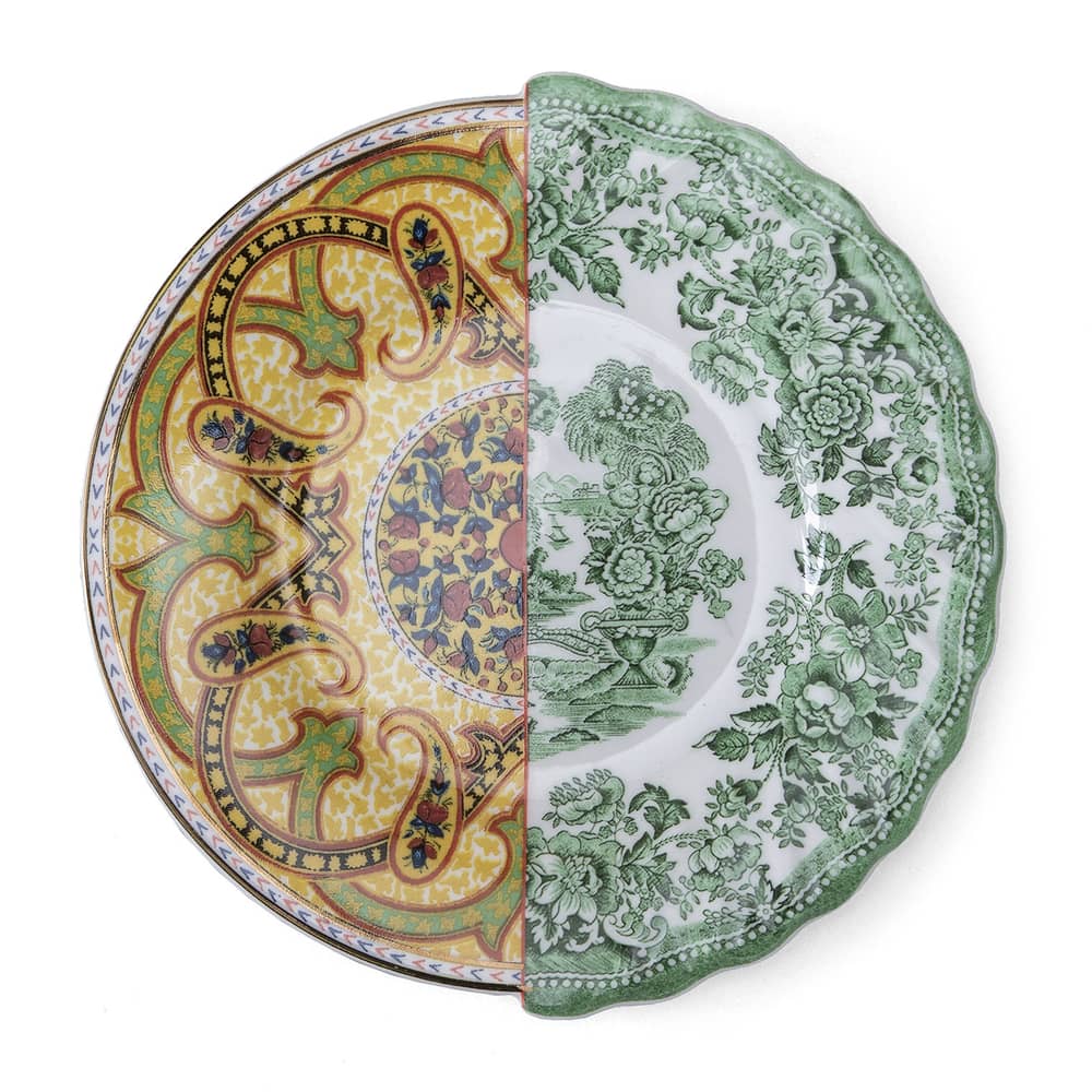 Assiette à dessert Hybrid Sravasti céramique multicolore / Ø 20 cm - Seletti - Sravasti - Porcelaine