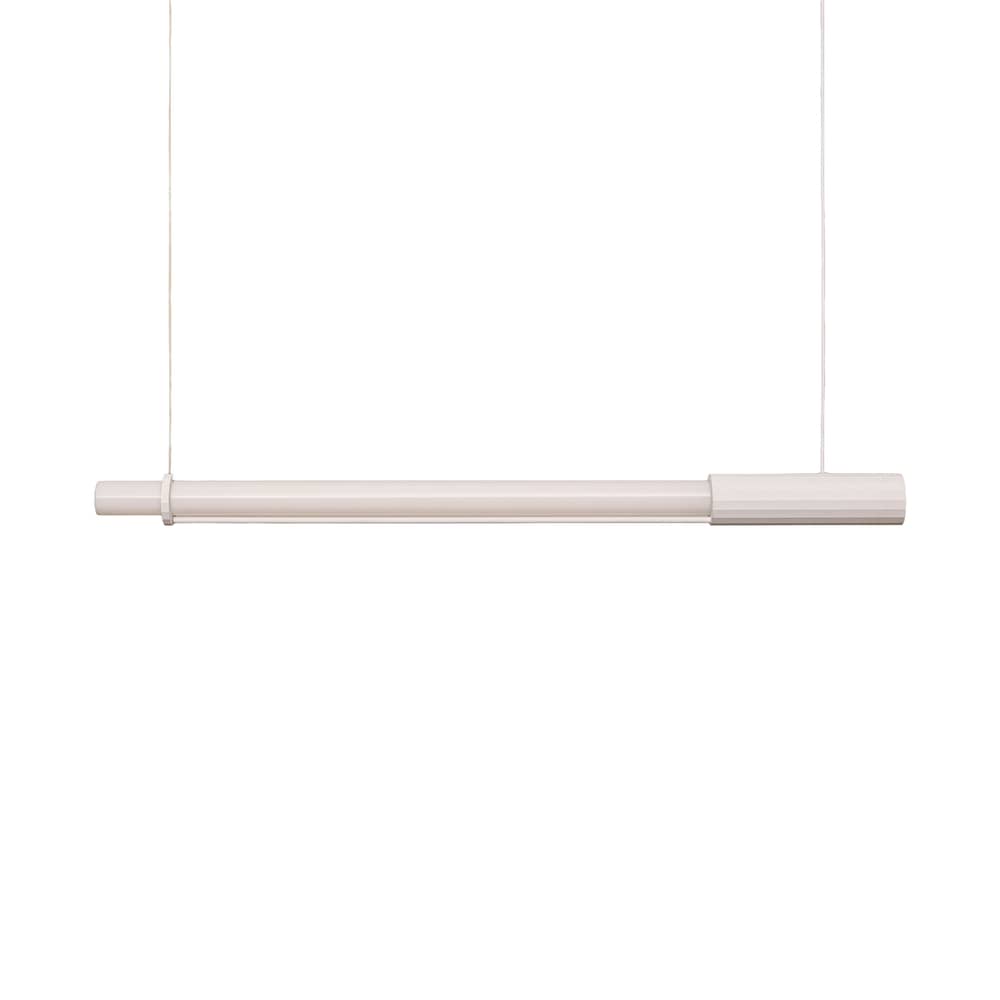 In Fine LED Pendant glass white / L 105 cm - DCW éditions - White - Aluminium, Glass