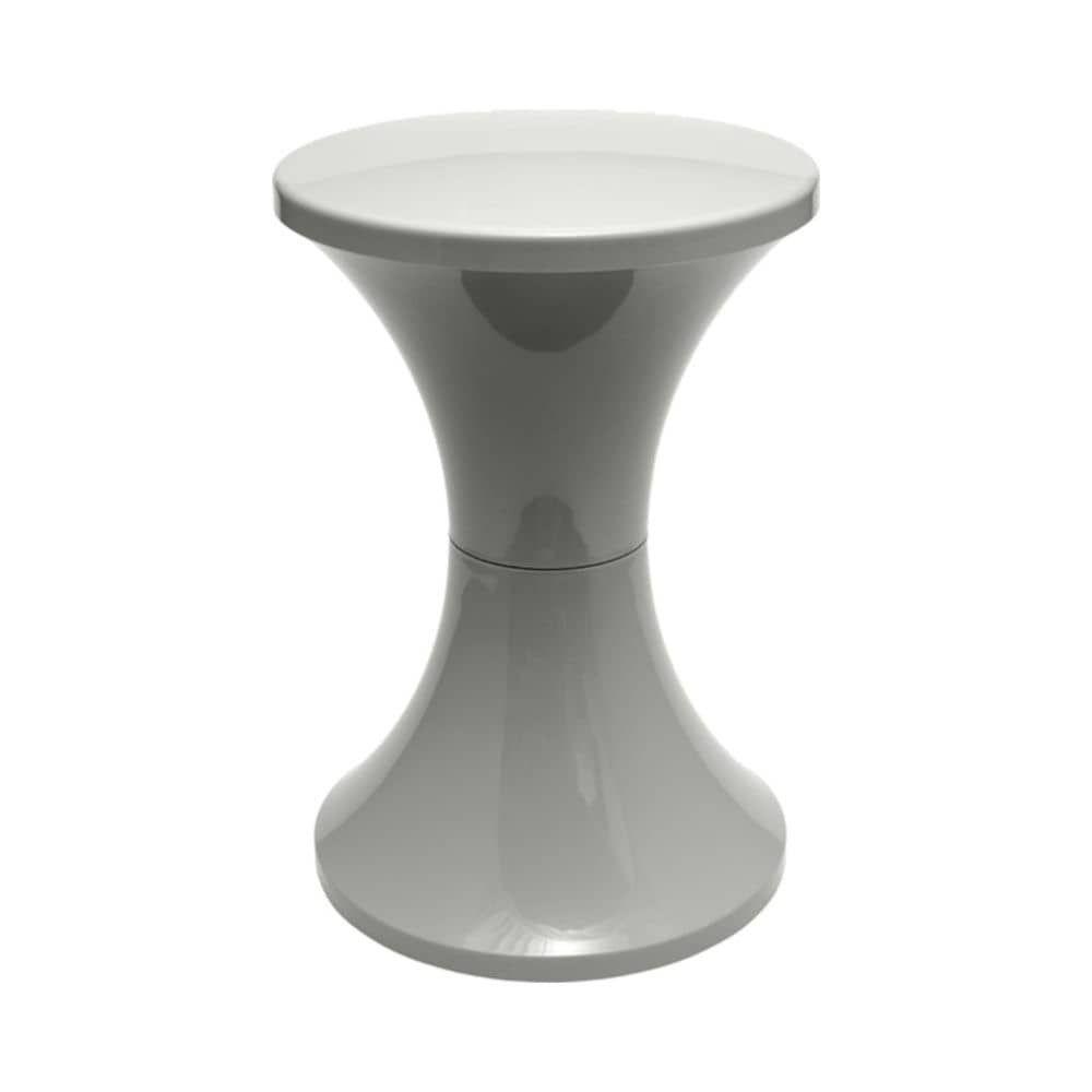 Tabouret Tam Tam Pop plastique gris / Réédition 1968 - Stamp Edition - Gris opaque - Polypropylène opaque