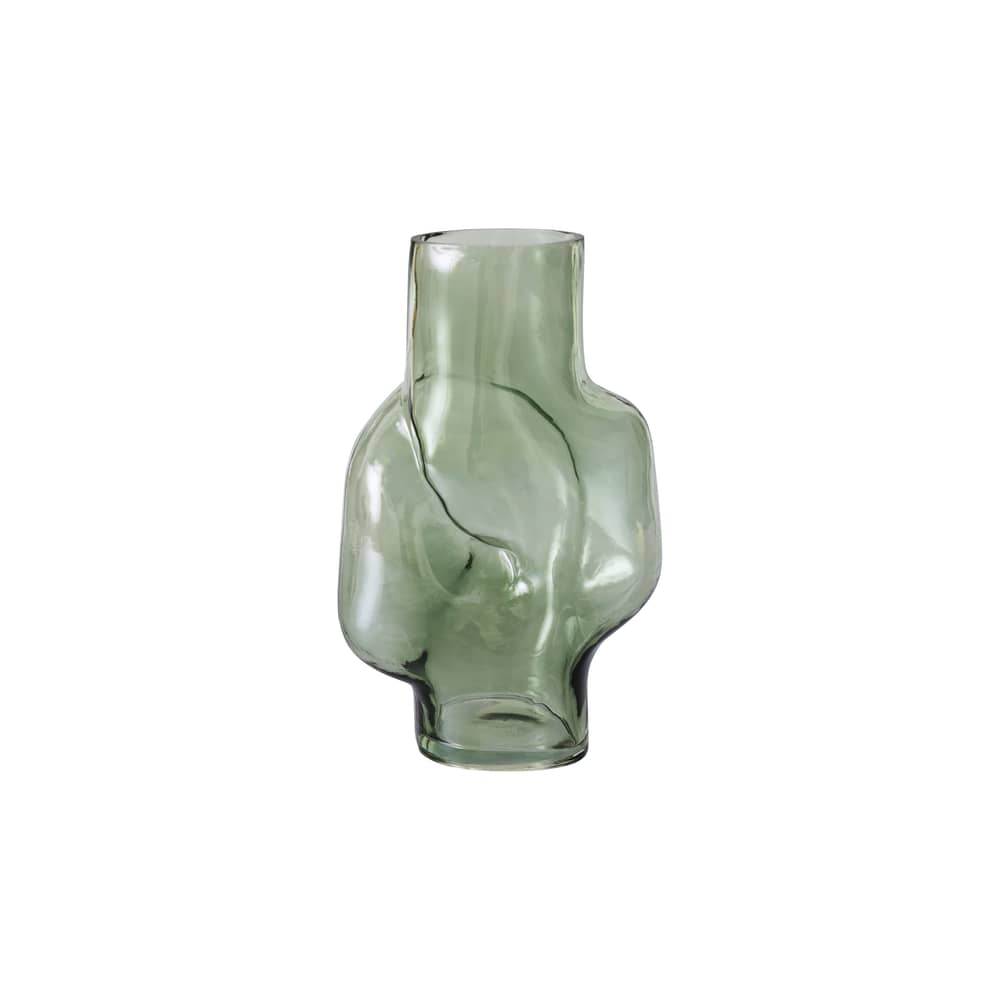 Vase Gleam High verre vert / H 32 cm - HK LIVING - Olive - Verre