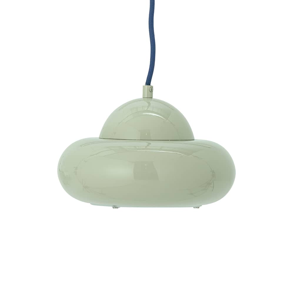Pendelleuchte Bubble metall grün / Ø 22 x H 13 cm - Bloomingville - Grün - Metall