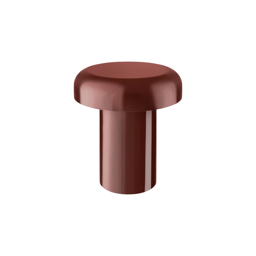 Table d\'appoint Miko métal rouge / Ø 40 x H 46 cm - NOO.MA - Rouge auburn - Acier
