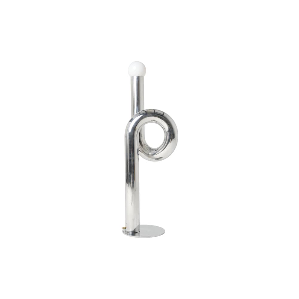 Lampadaire Petite Modulation métal argent / H 120 cm - Axel Chay - Poli miroir - Aluminium poli, Verre