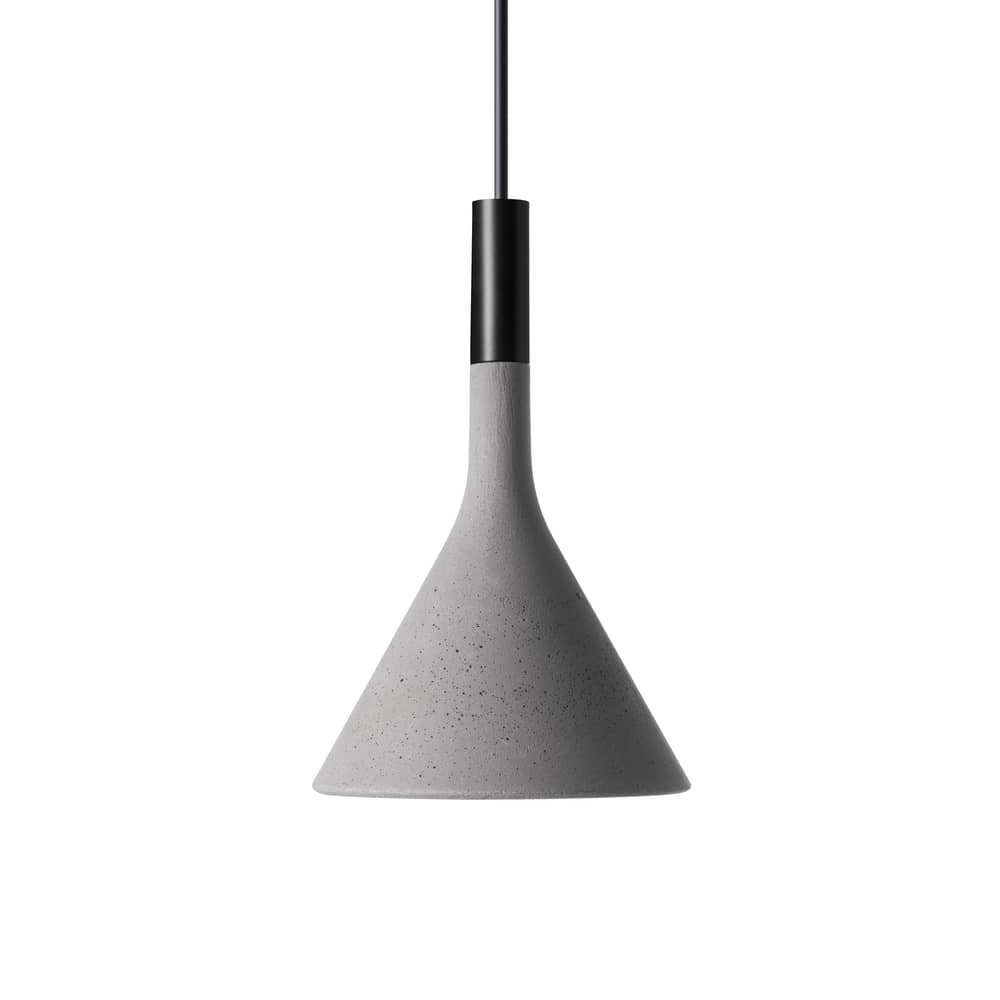 Mini Aplomb Pendant stone grey Concrete - H 21 cm - Foscarini - Cement grey - concrete