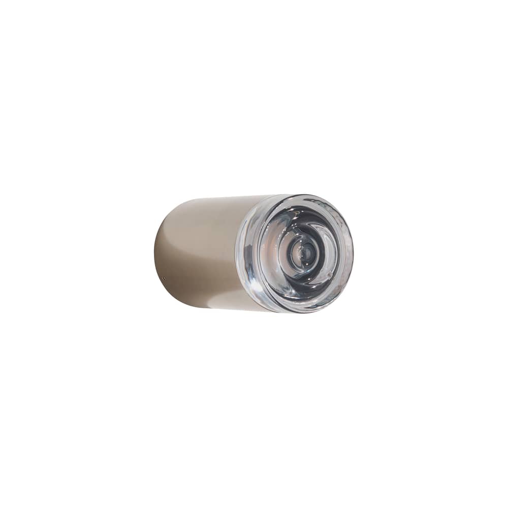 Pyl Ceiling light metal / Ceiling light - Petite Friture - Polished steel - Polished steel, Pressed glass