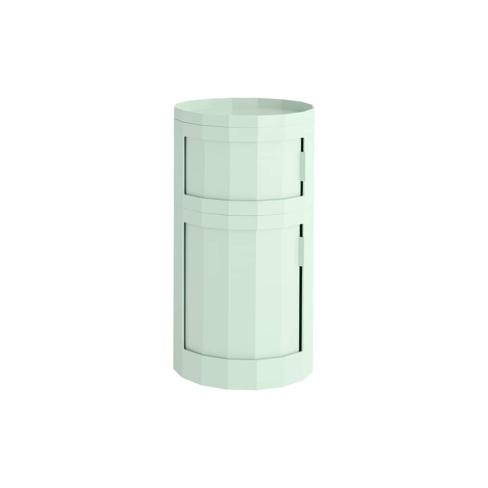 Rangement Facet High / H 65 cm - 2 portes - Hay - Vert menthe - ABS recyclé