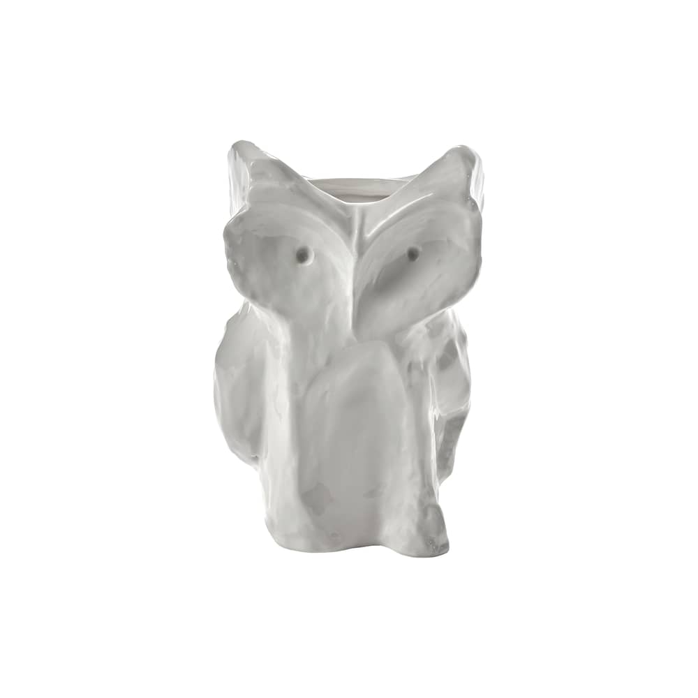 Vase After Midnight Owl  keramik weiß / Small – H 23 cm - Serax - Weiß - emaillierter Sandstein