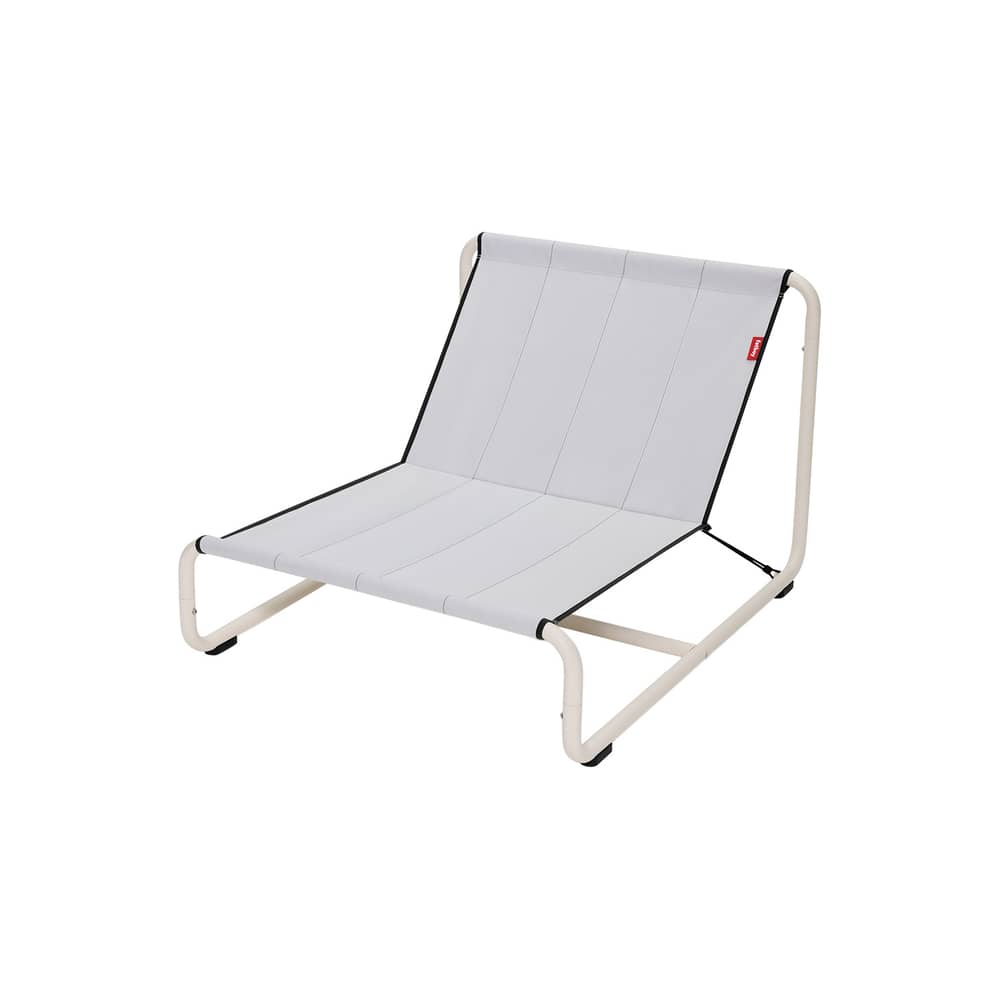  Accessory textile white / Base Beanbase for Floor cushions The Original & Original Slim - Fatboy - Whisk Cream - Lacquered steel, Recycled polyester