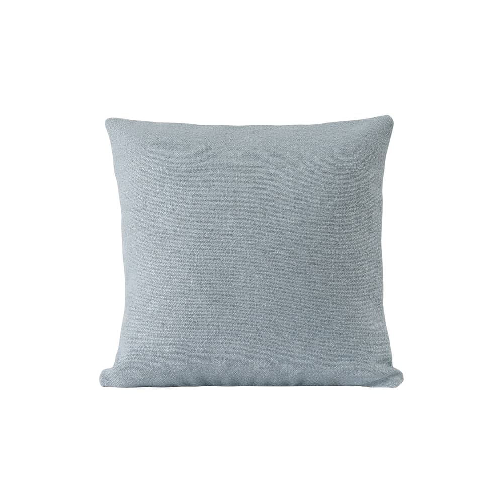 Coussin Mingle tissu bleu / 45 x 45 cm - Muuto - Bleu ciel / Vert menthe - Polyester, Tissu Kvadrat