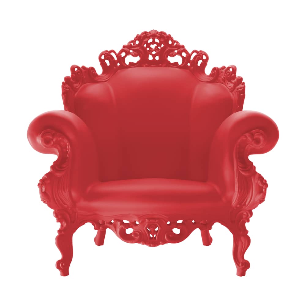 Fauteuil Magis Proust plastique rouge - Magis - Rouge - Polyéthylène rotomoulé