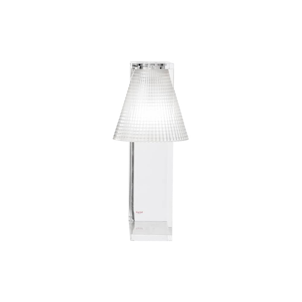 Lampe de table Light-Air plastique transparent - Kartell - Plastique cristal / Cadre cristal - Technopolymère thermoplastique