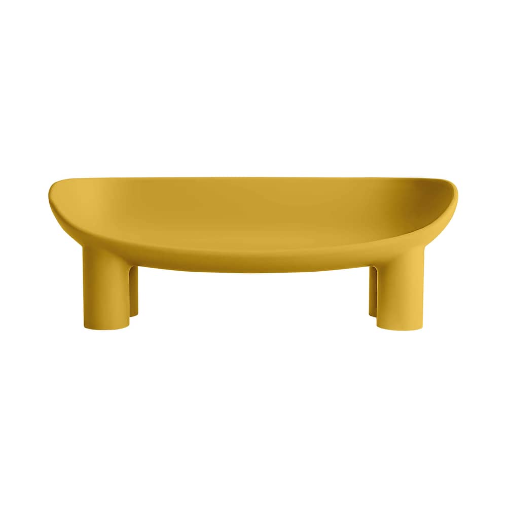 Canapé de jardin 2 places Roly Poly / L 175 cm - Polyéthylène - Driade - Jaune - Polyéthylène