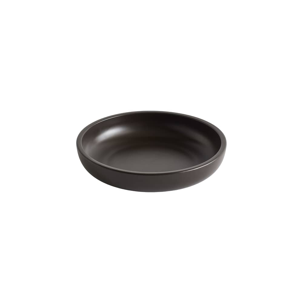 Sobremesa Medium Dish ceramic brown / Ø 23 x H 5 cm / Porcelain - Hay - Dark brown - China