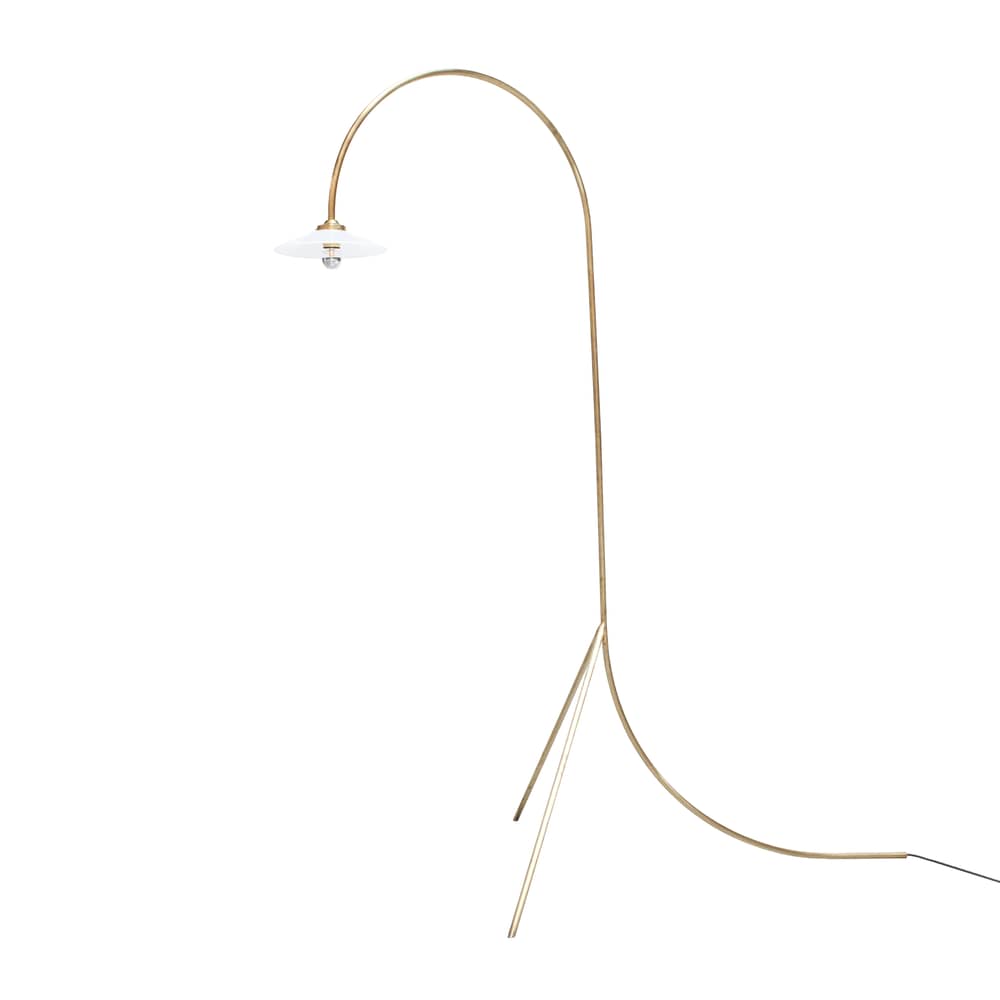 Lampadaire Standing Lamp n°1 or métal / H 190 cm - valerie objects - Laiton - Acier, Verre