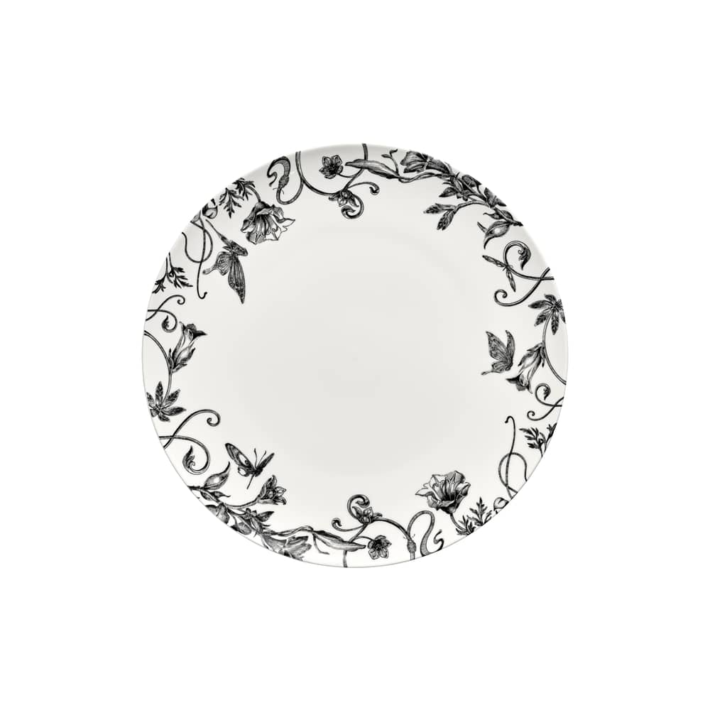 Teller Unity - Floral fantasy keramik weiß / Ø 27 cm - Set von 2 - Serax - Ø 27 cm - Porzellan