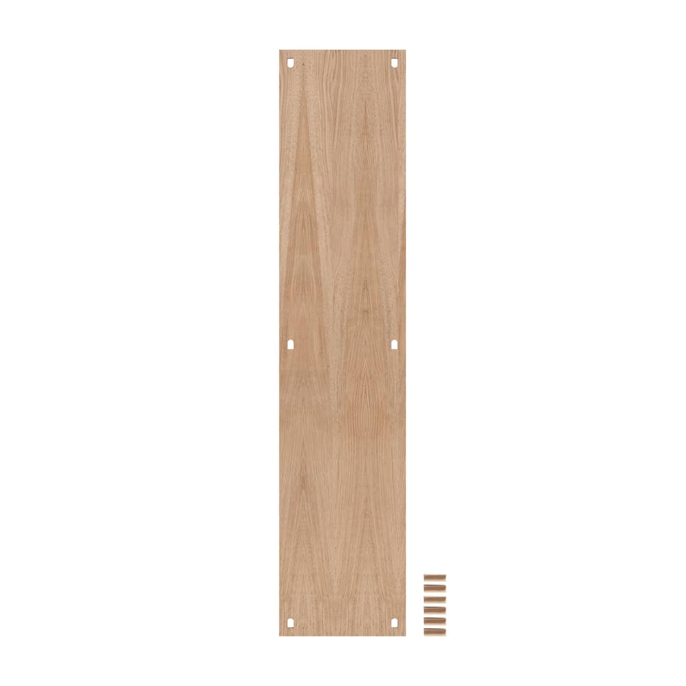 Accessorio  legno naturale / Scaffale aggiuntivo per Scaffale - L 162 x P 35 cm - MOEBE - Rovere naturale - MDF impiallacciato rovere