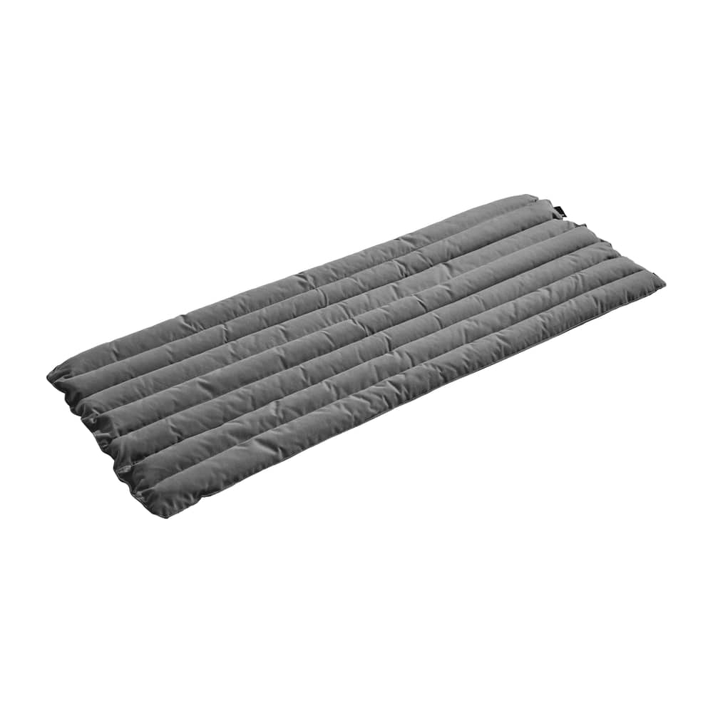 Armlehne  textil schwarz / Sitzkissen für Bank mit Rückenlehne Traverse Lounge - Hay - Sitzkissen / Pfeffer Schwarz - Olefin Outdoor-Stoff