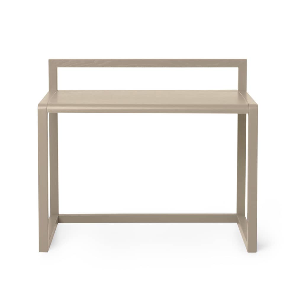 Bureau enfant Little Architect bois beige / L 70 cm / Seconde vie - Ferm Living - Beige Cachemire - Contreplaqué de frêne, Frêne massif