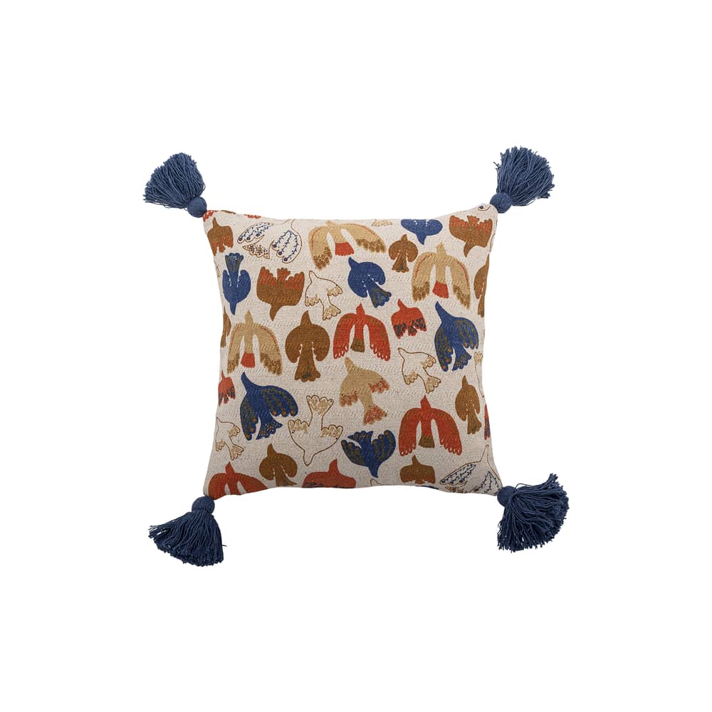 Kissen Anniversary textil bunt / 45 x 45 cm - Bloomingville - Bunt - Baumwolle, Polyesterfaser