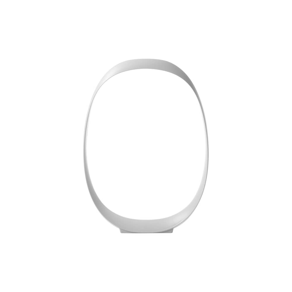 Lampe de table Anisha Grande LED plastique blanc / H 46 cm - Foscarini - Blanc - ABS
