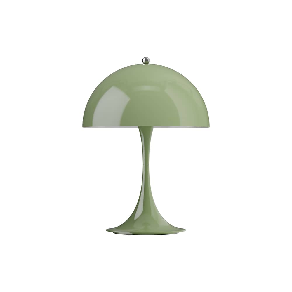 Lampe sans fil rechargeable Panthella 250 plastique vert / LED -  Ø 25 cm - Louis Poulsen - Vert mousse opaque - Polycarbonate