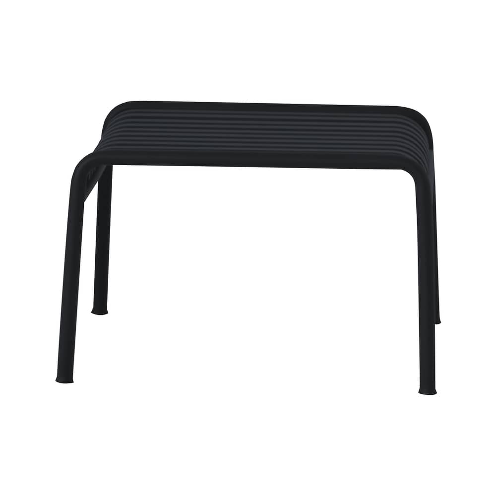 Pouf Palissade / Poggiapiedi  - R & E Bouroullec - Hay - Antracite - Acciaio laccato epossidico