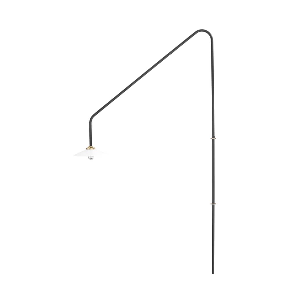 Wandleuchte mit Stromkabel Hanging Lamp n°4 metall schwarz / H 180 x B 90 cm - valerie objects - Schwarz - Glas, Stahl