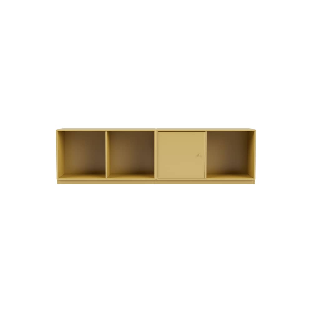 Rangement Line bois jaune / L 139.2 x P 30 cm H 38.4 cm - MONTANA - Cumin 157 - MDF laqué