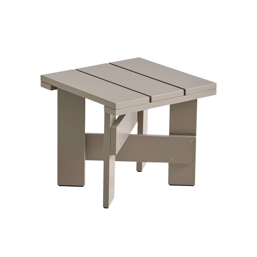 Tavolino Crate Outdoor legno beige / Gerrit Rietveld - 49,5 x 49,5 x H 45 cm - Hay - nebbia londinese - Legno di pino massello