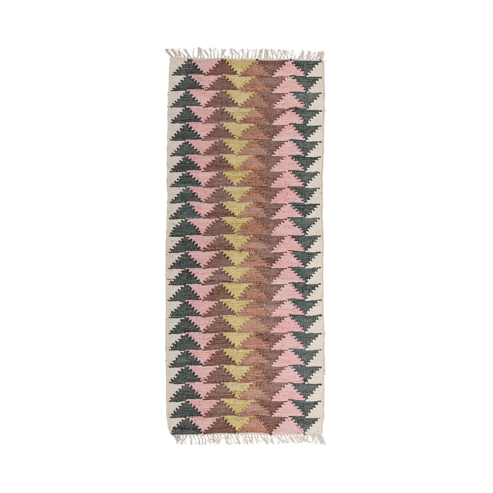 Tappeto Desmond tessuto multicolore / 180 x 80 cm - Bloomingville - Multicolore - Cotone, Poliestere