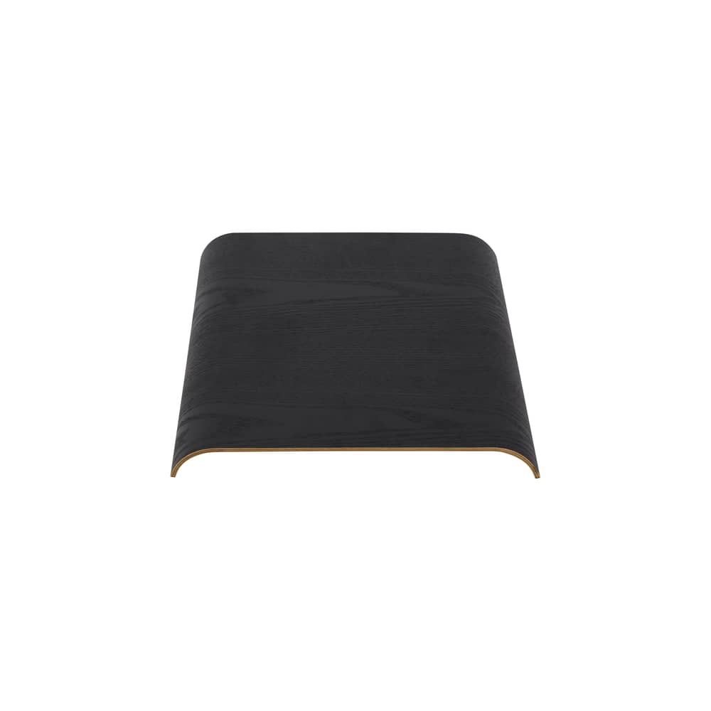  Accessory wood black / Curva Bench & Stool Tray - 33 x 32 cm - AYTM - Black & White - Tinted oak plywood