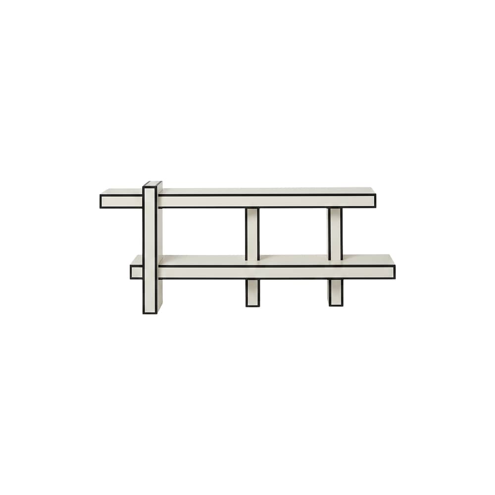 Console Lepid bois blanc / L 150 x H 70 cm - Kartell - Ivoire - MDF laqué polyester