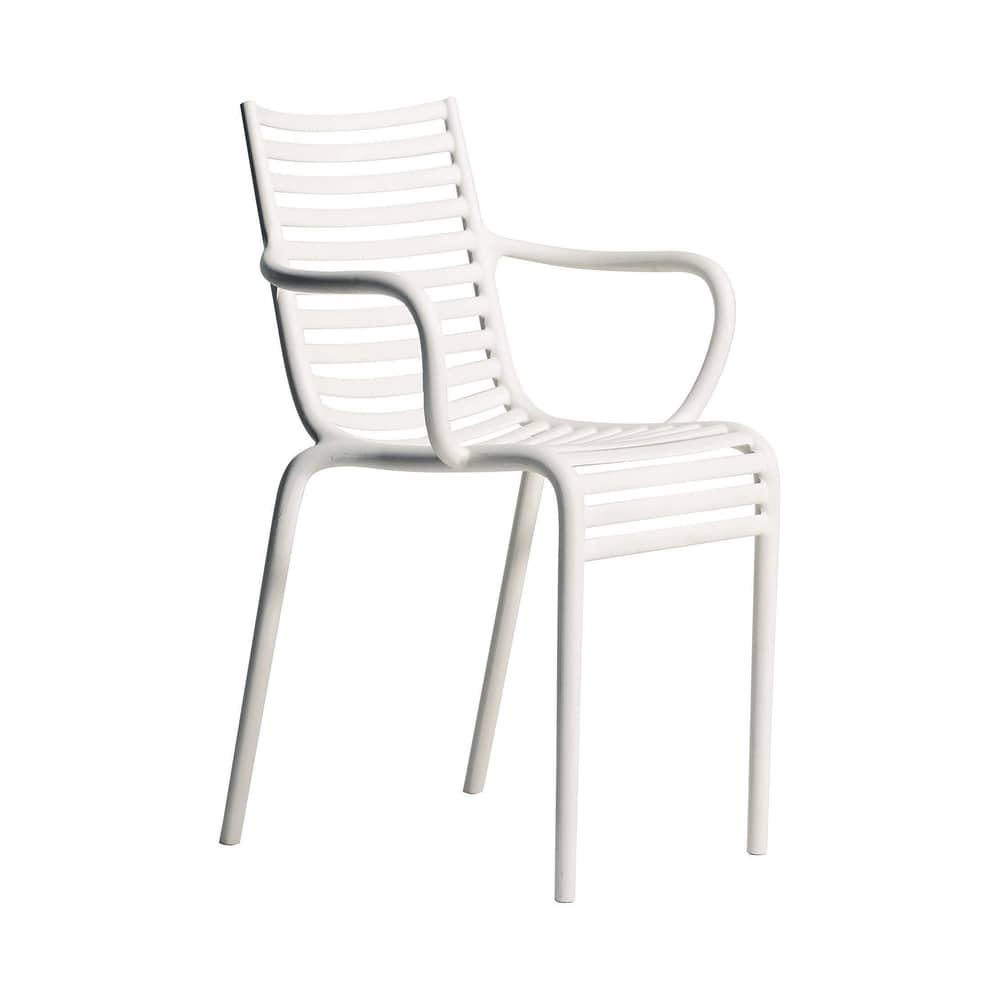 Pip-e Stackable armchair - Plastic by Driade - White - Polythene