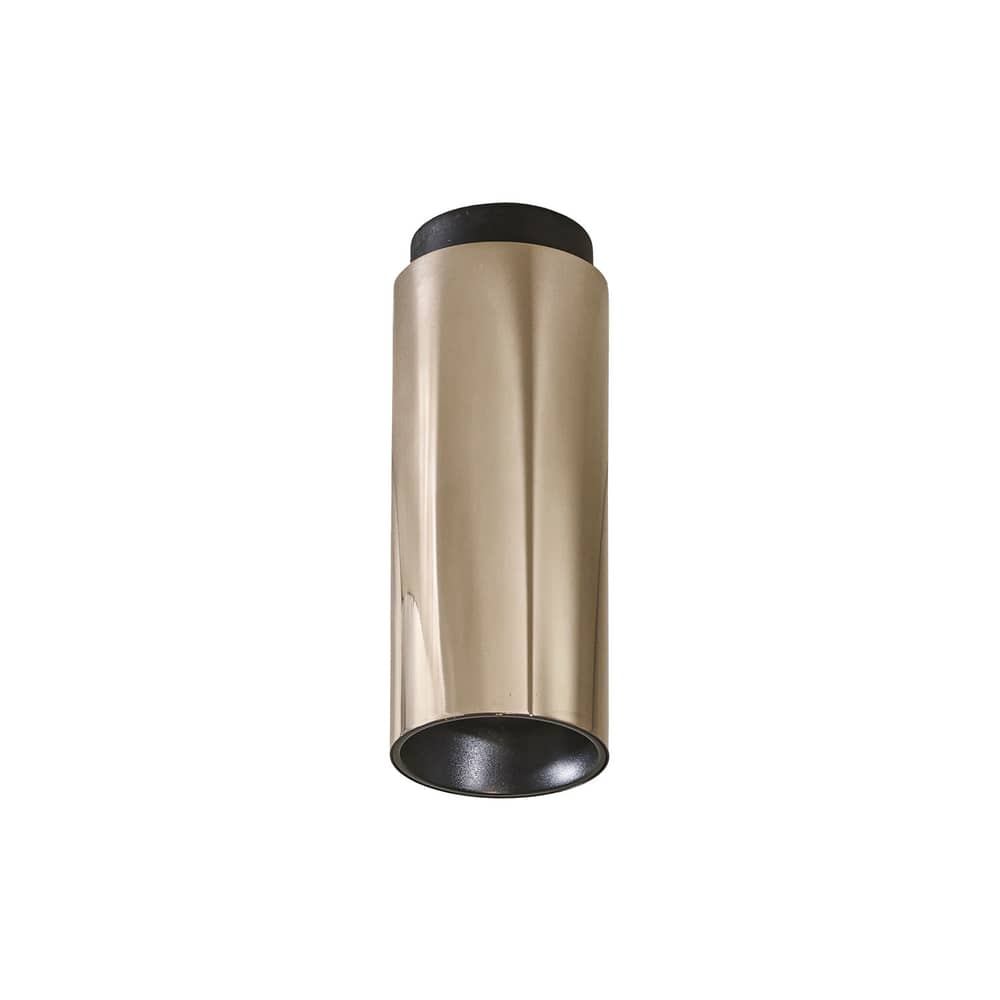 Plafoniera Tobo C65 metallo / Ø 6,5 x H 16,5 cm - DCW éditions - Nichel - Acciaio