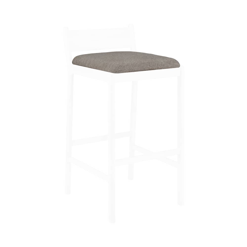  Accessory textile brown / Seat cushion for Jack Outdoor Bar stool - Ethnicraft - Mocha - Foam, Polypropylene fabric