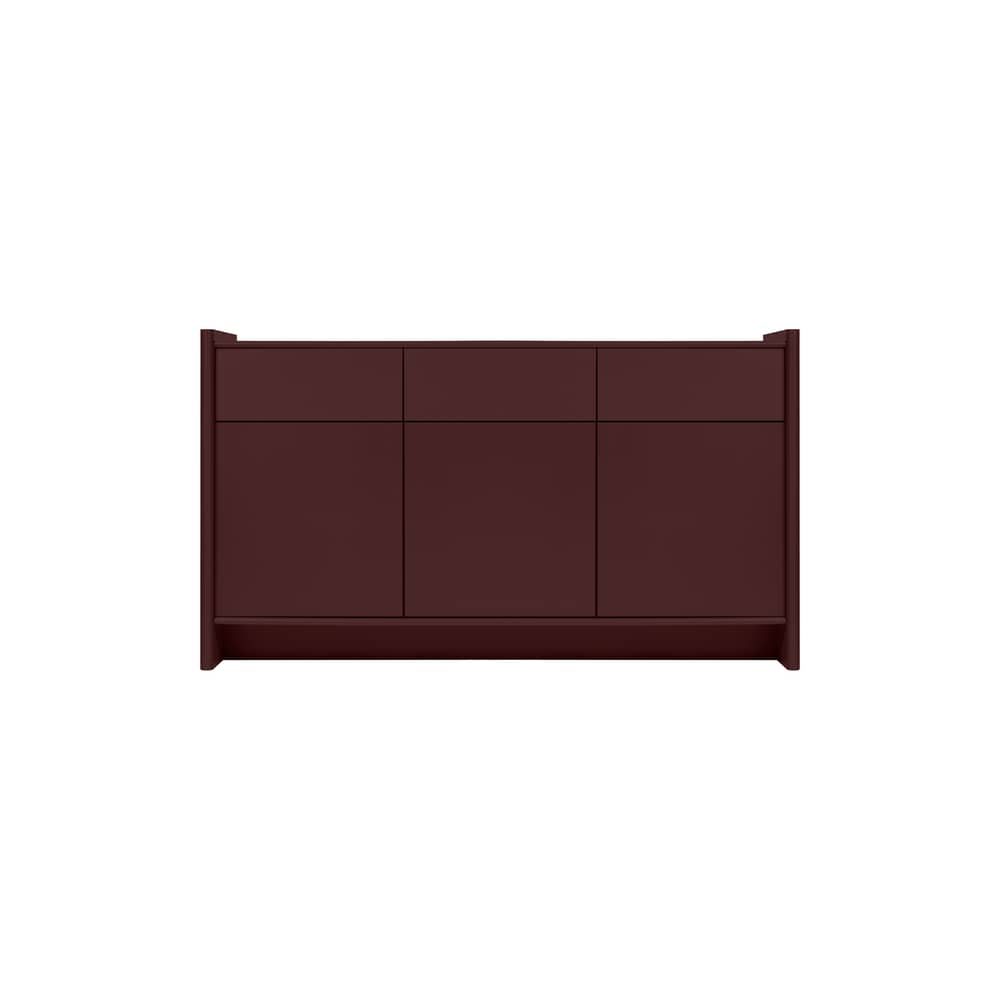 Buffet Rali bois rouge / L 160 x H 91 cm - NOO.MA - Vin de myrtille - MDF