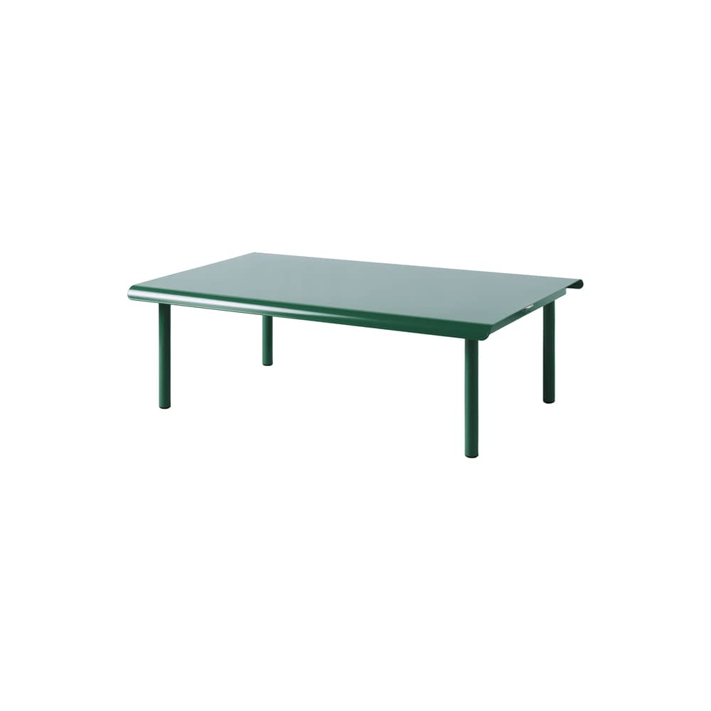 Couchtisch Patio metall grün / 110 x 70 x H 36 cm - Tolix - Grün Schaumstoff - rostfreier Stahl