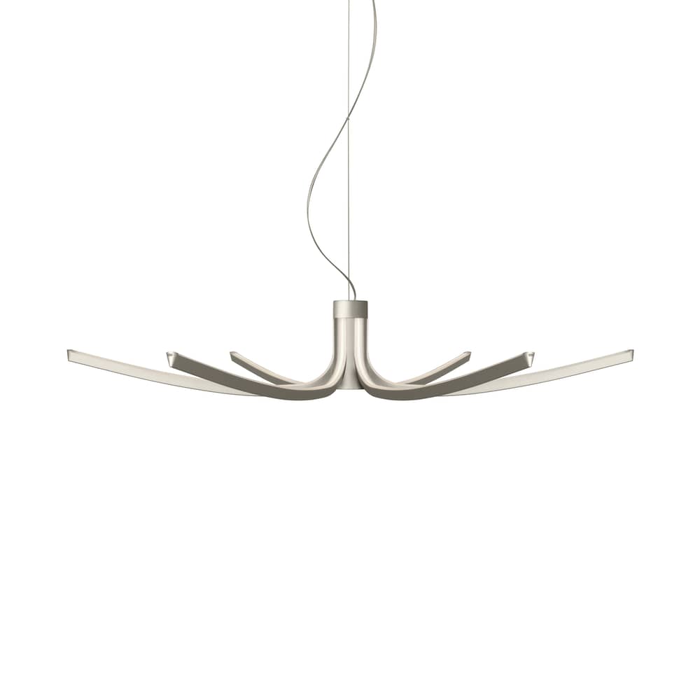 Sospensione Asteria LED metallo / Ø 105 cm - Foscarini - Titanio - alluminio estruso
