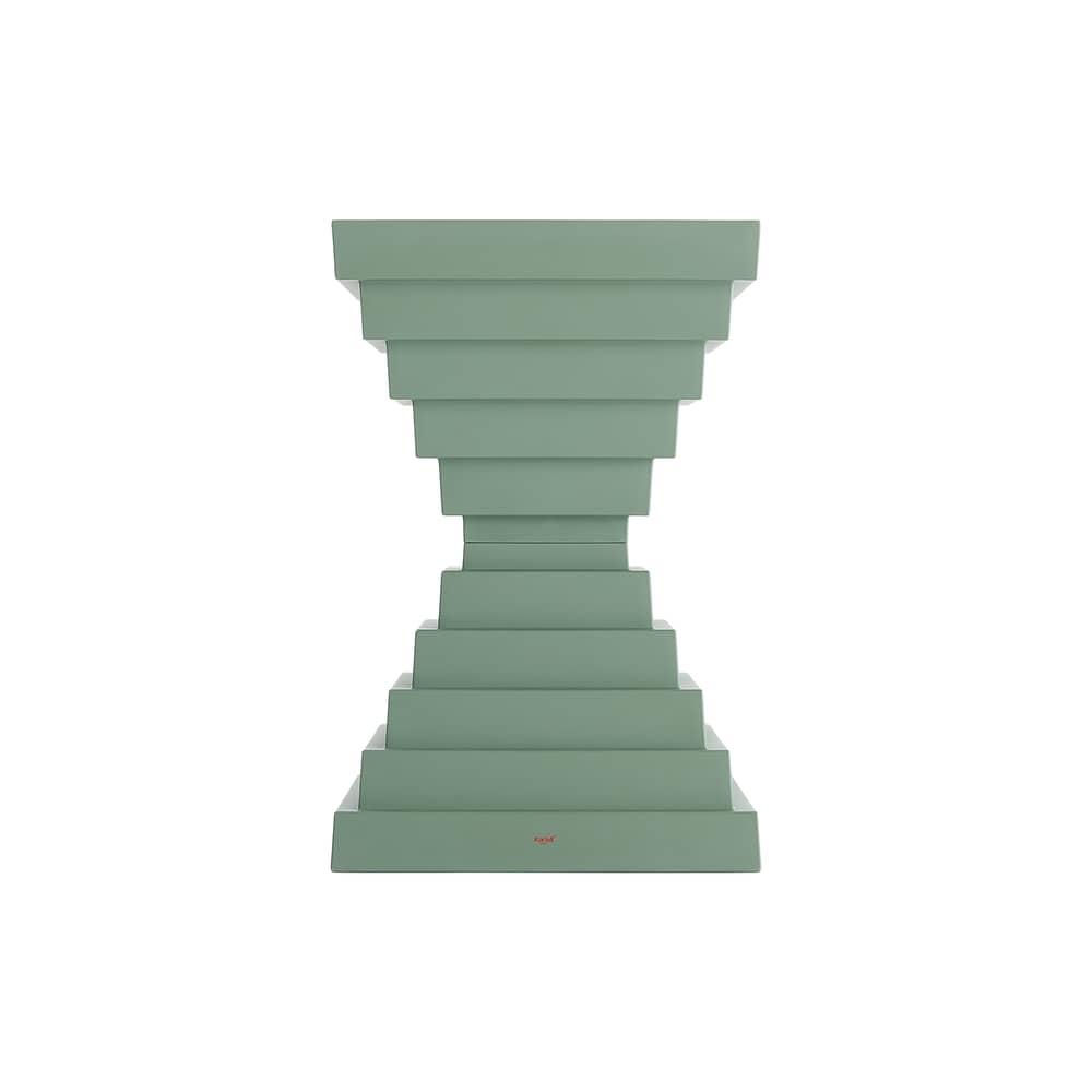 Prince OhOh Stool plastic material green / Philippe Starck - Kartell - Green - Recycled polypropylene