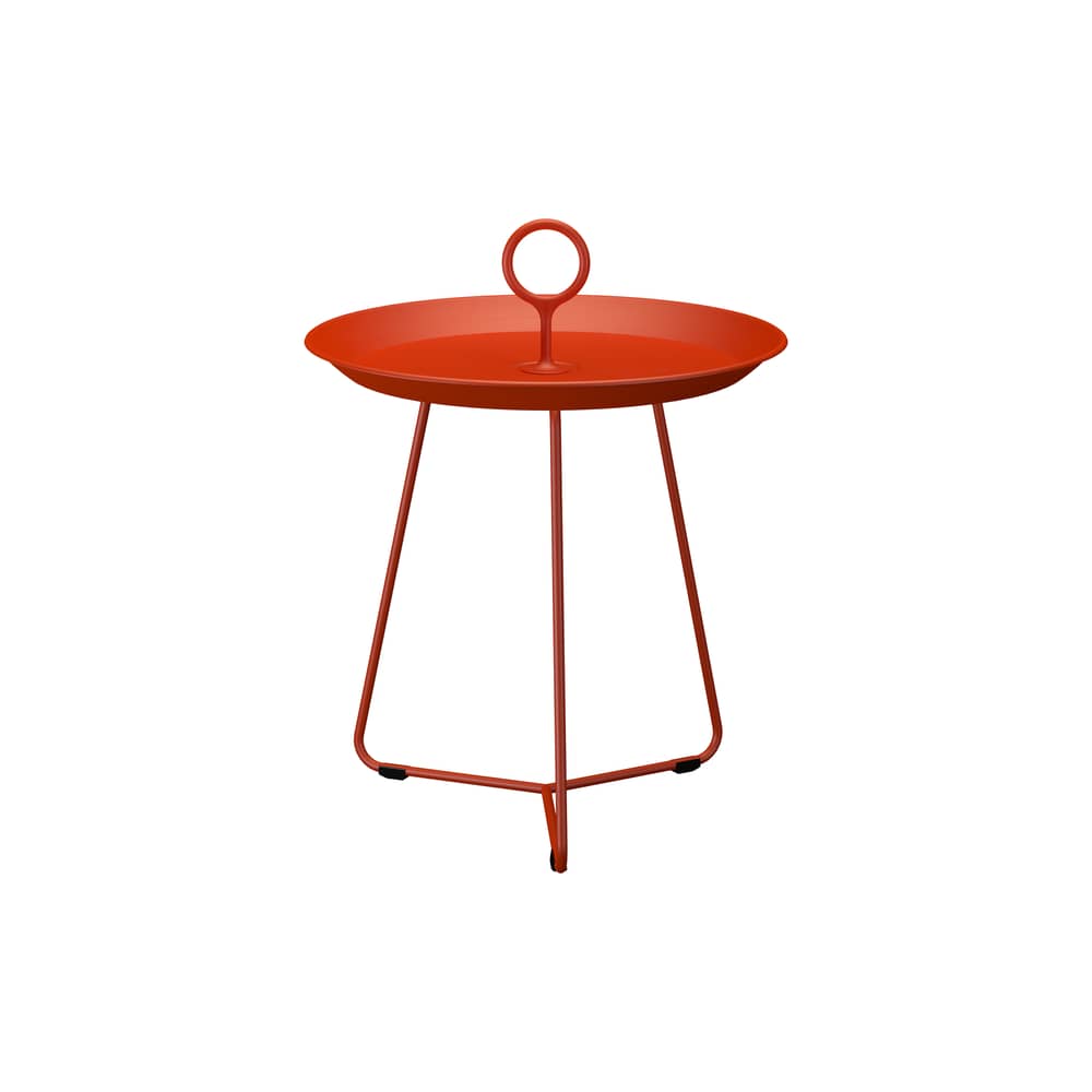 Table d\'appoint Eyelet Small métal orange / Ø 45 x H 46,5 cm - Houe - Cayenne - Acier thermolaqué