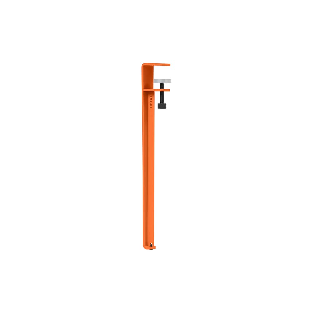  Base, legs metal orange With vise attachment by Uchronia / H 43 cm - To create a coffee table or Bench - TIPTOE - Orange (by Uchronia) - Powder coated steel