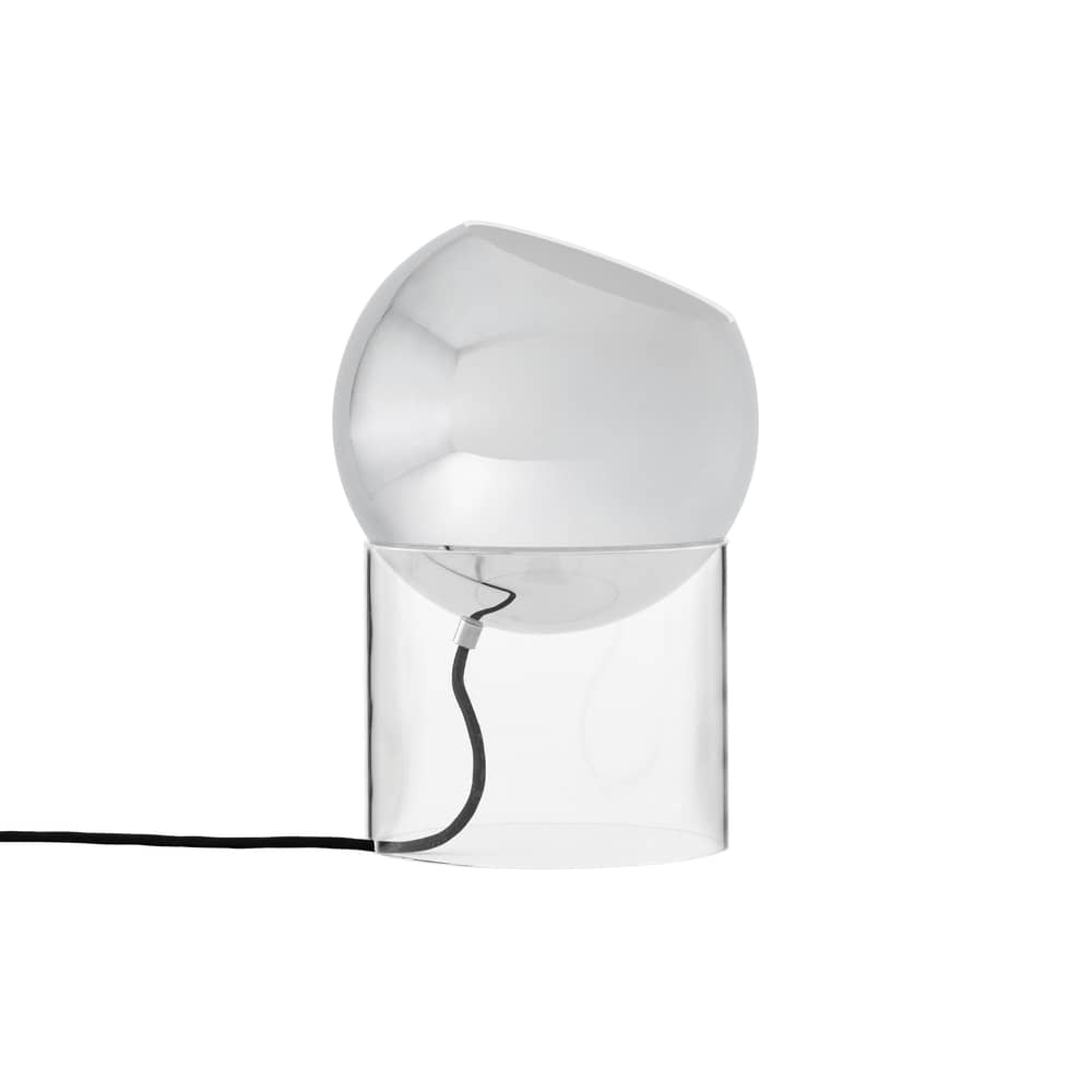 Lampe de table Topan VP13 métal argent / H 31 cm - Verner Panton, 1959 - &tradition - Plaqué chrome - Acrylique, Aluminium plaqué chromé